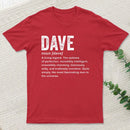 Personalized Definition Funny Dave T-Shirt