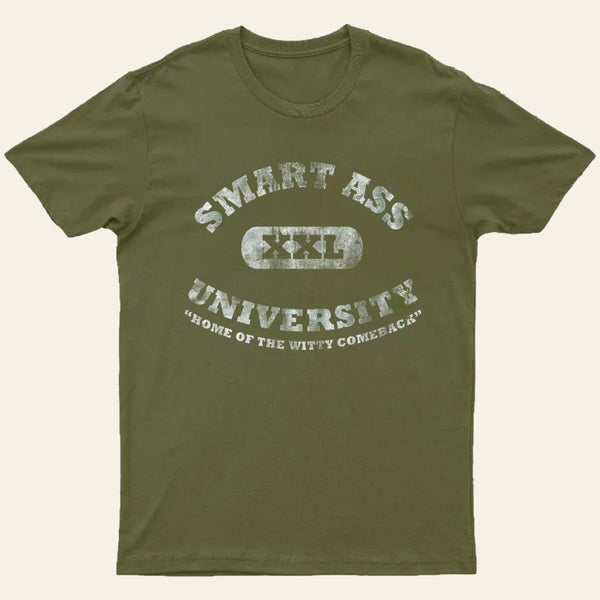 Smart Ass University T-Shirt Funny College T-Shirt