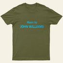 Music By John Williams Entrageek T-Shirt