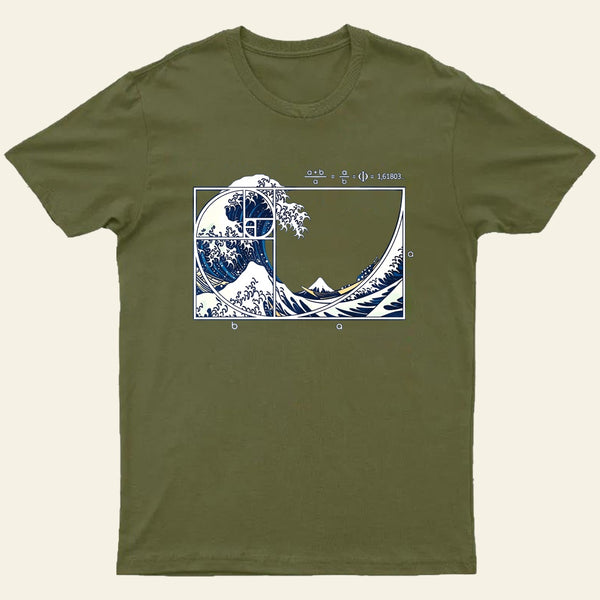 The Great Fibonacci Wave T-Shirt