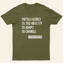 Intelligence Stephen Hawking T-Shirt