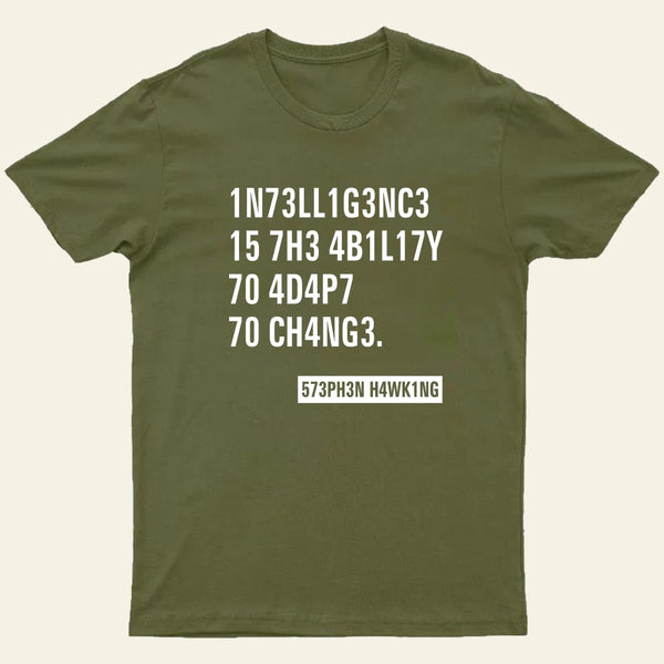 Intelligence Stephen Hawking T-Shirt