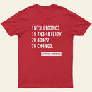 Intelligence Stephen Hawking T-Shirt