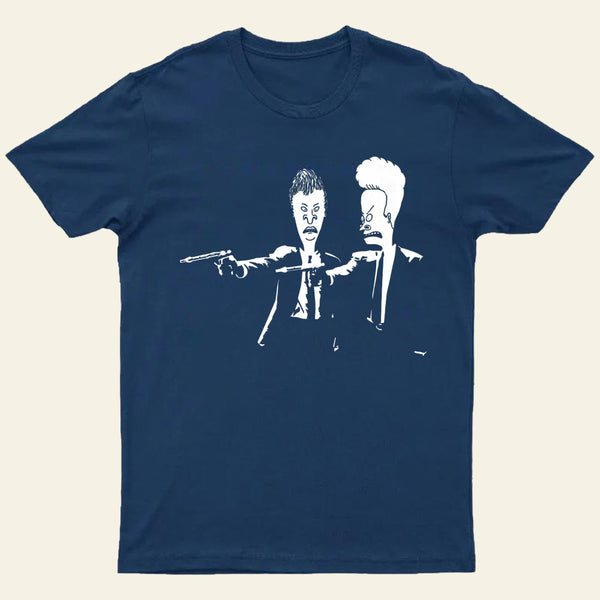Beavis And Butthead Pulp Fiction Nerd T-Shirt