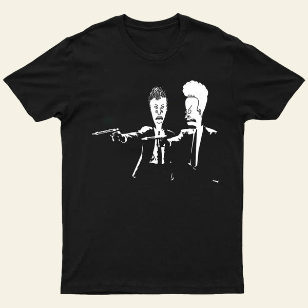 Beavis And Butthead Pulp Fiction Nerd T-Shirt