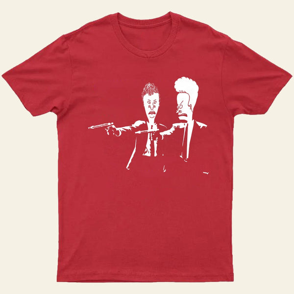 Beavis And Butthead Pulp Fiction Nerd T-Shirt