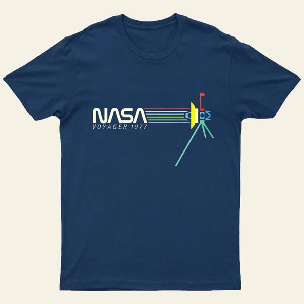Retro Nasa Voyager Spacecraft T-Shirt