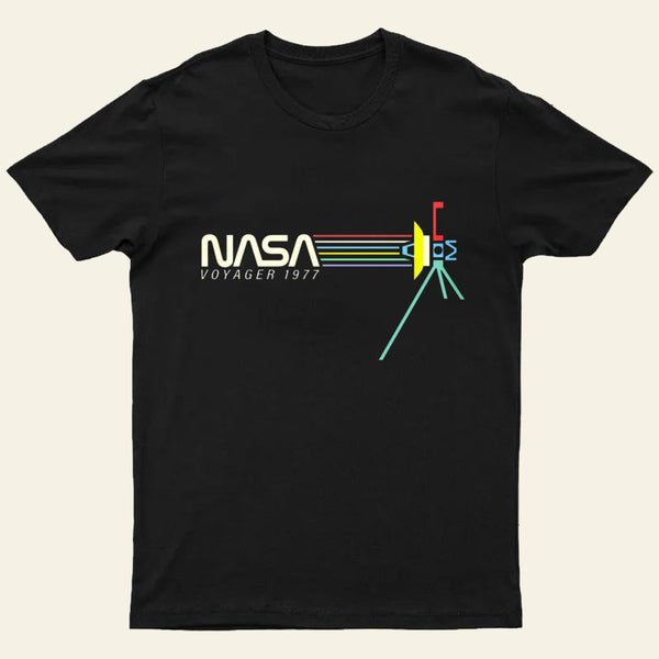 Retro Nasa Voyager Spacecraft T-Shirt