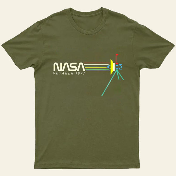 Retro Nasa Voyager Spacecraft T-Shirt