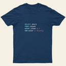 Programmer Database Entrageek T-Shirt