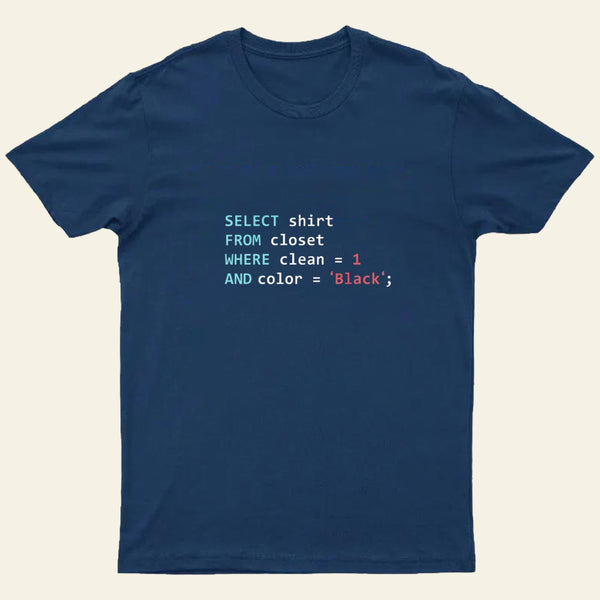 Programmer Database Entrageek T-Shirt