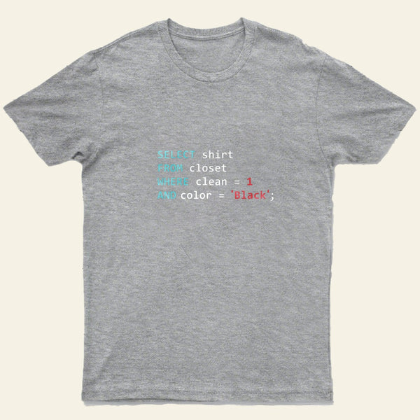 Programmer Database Entrageek T-Shirt