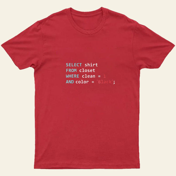 Programmer Database Entrageek T-Shirt