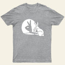 Funny Rabbit Hand Shadow Puppets Bunny Figure Pop Art T-Shirt