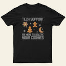 Funny Christmas Tech Support Computer Progra Entrageek T-Shirt
