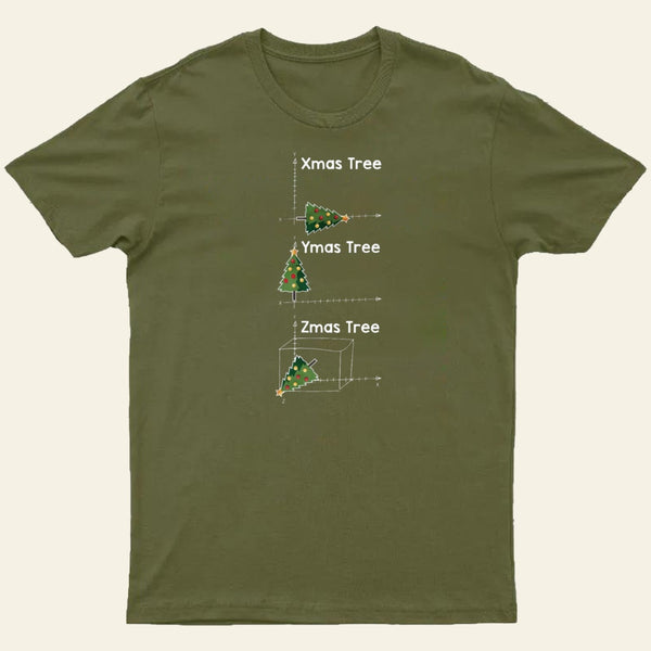 Math Christmas Tree T-Shirt