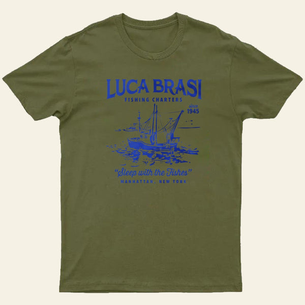 Luca Brasi Fishing Charters Entrageek T-Shirt