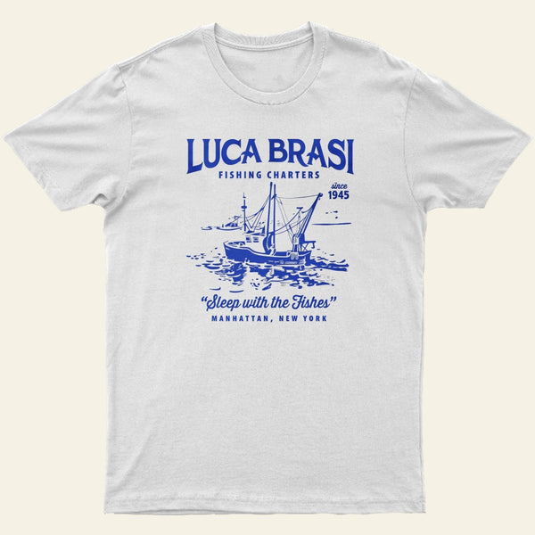 Luca Brasi Fishing Charters Entrageek T-Shirt