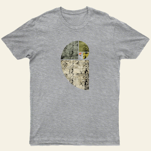 Distressed Fibonacci Spiral T-Shirt