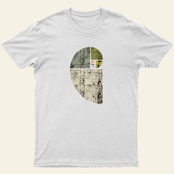 Distressed Fibonacci Spiral T-Shirt