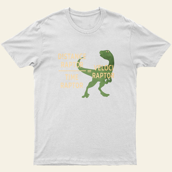 Equations Of Motion Science Velociraptor T-Shirt