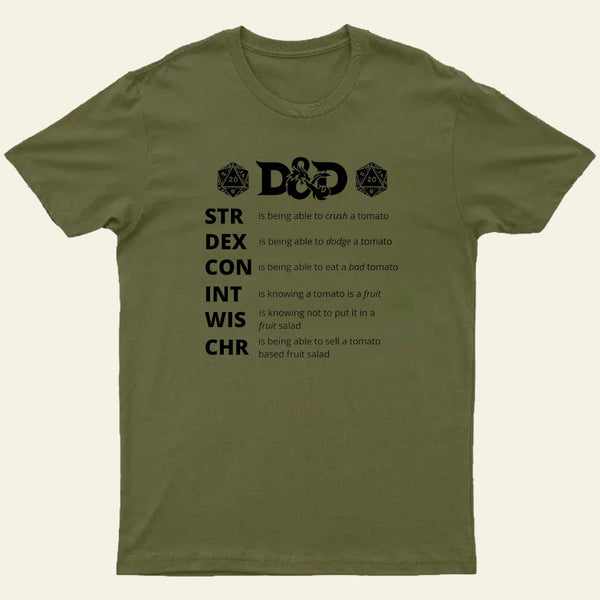 Dungeons And Dragons Gift Entrageek T-Shirt