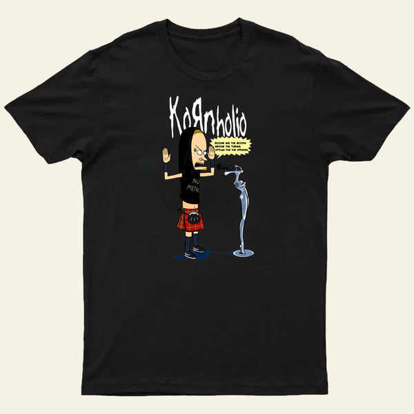 Nu Metal Rock Band Cartoon Parody T-Shirt
