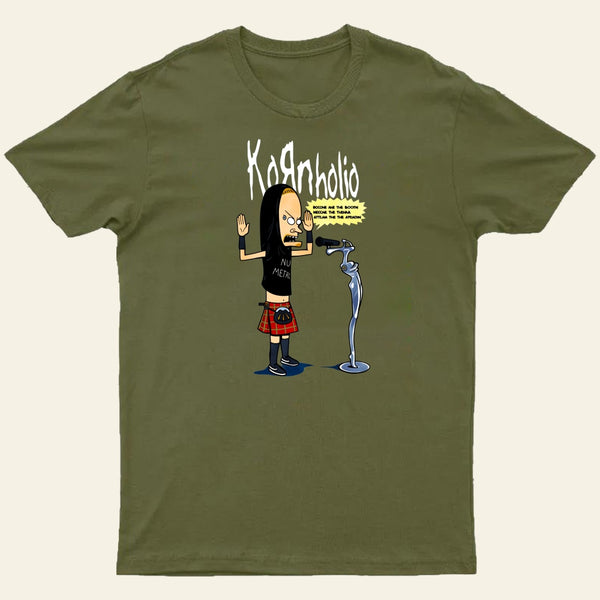 Nu Metal Rock Band Cartoon Parody T-Shirt