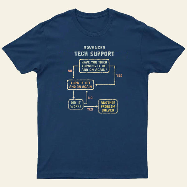 Turn It Off And On Again Entrageek T-Shirt