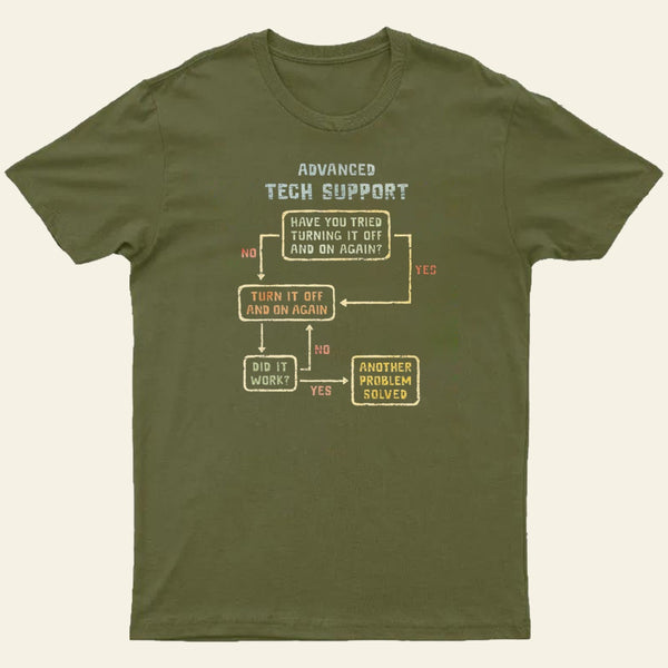 Turn It Off And On Again Entrageek T-Shirt