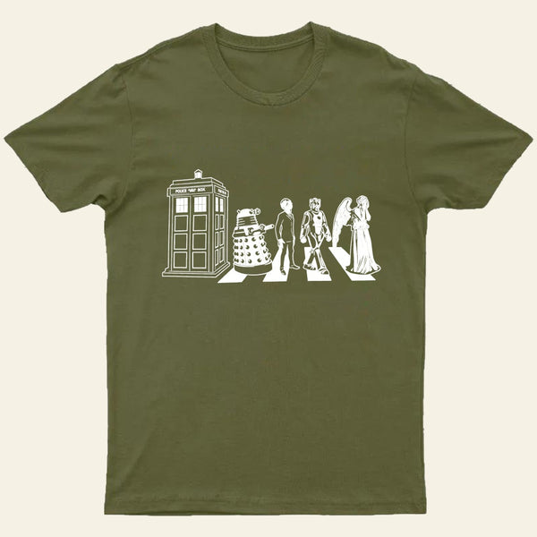 Beatles Dr Who Entrageek T-Shirt