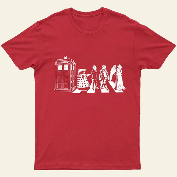 Beatles Dr Who Entrageek T-Shirt