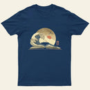 The Great Wave Of Knowledge Entrageek T-Shirt