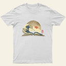 The Great Wave Of Knowledge Entrageek T-Shirt