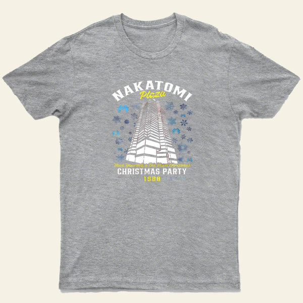 Christmas Nakatomi Building Die Hard Entrageek T-Shirt