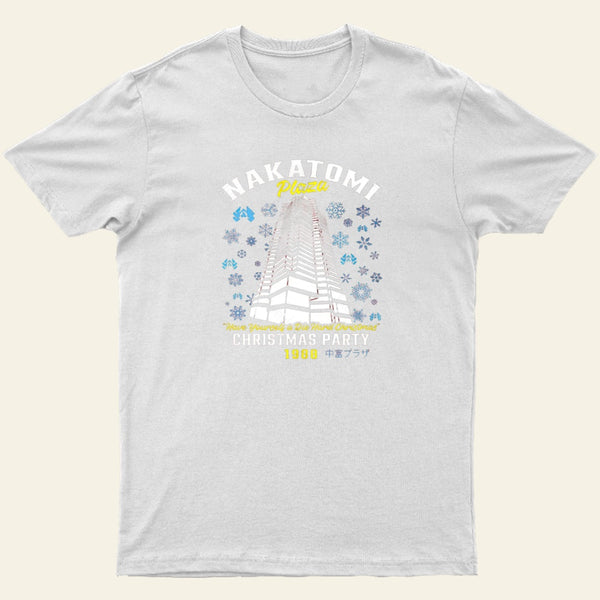 Christmas Nakatomi Building Die Hard Entrageek T-Shirt
