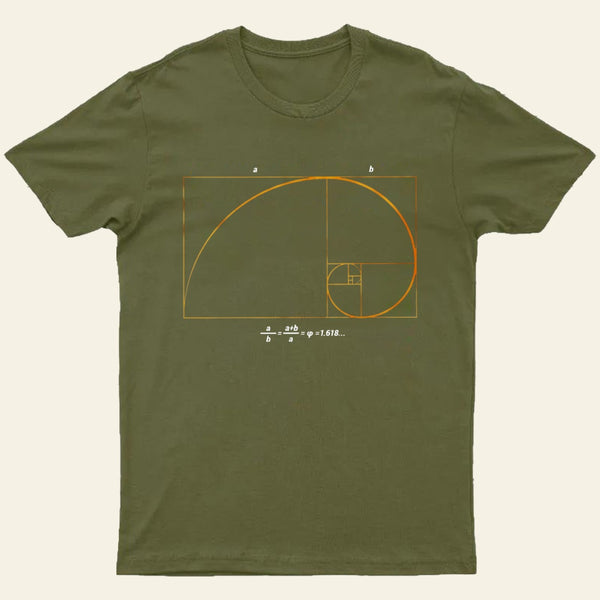 Fibonacci Math Art Science Engineer T-Shirt