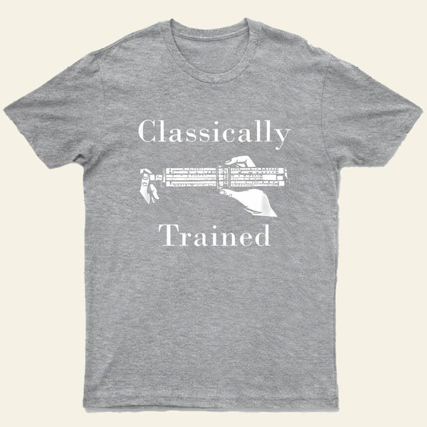 Slide Rule Classically Trained Entrageek T-Shirt