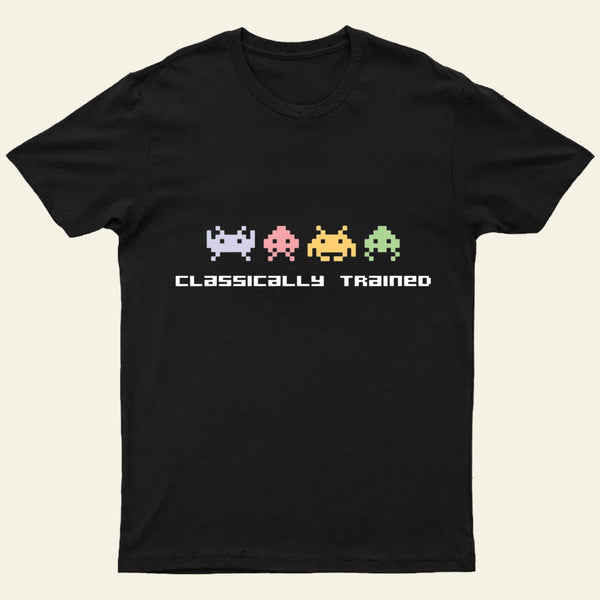 Classically Trained 8 Bit Entrageek T-Shirt