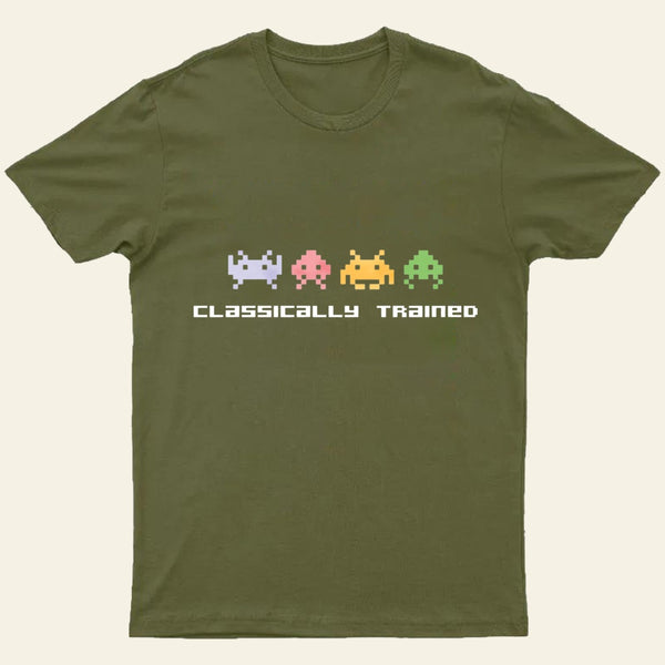 Classically Trained 8 Bit Entrageek T-Shirt