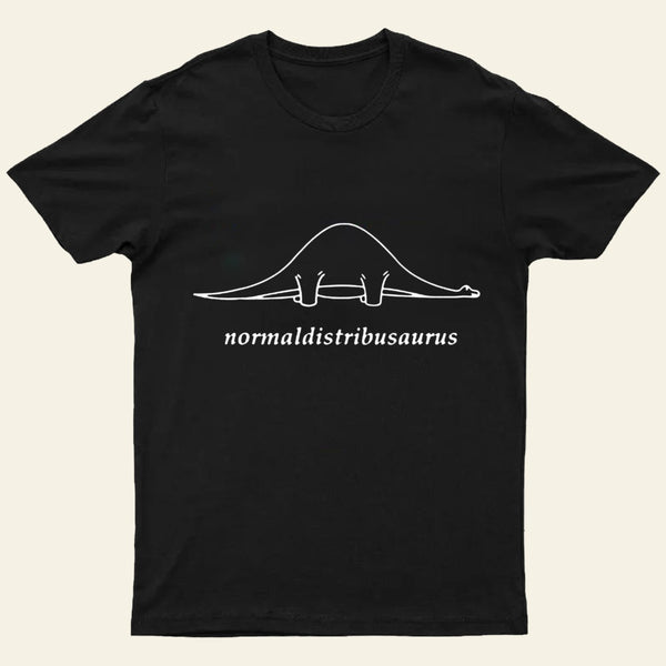 Normal Distribution Dinosaur Entrageek T-Shirt
