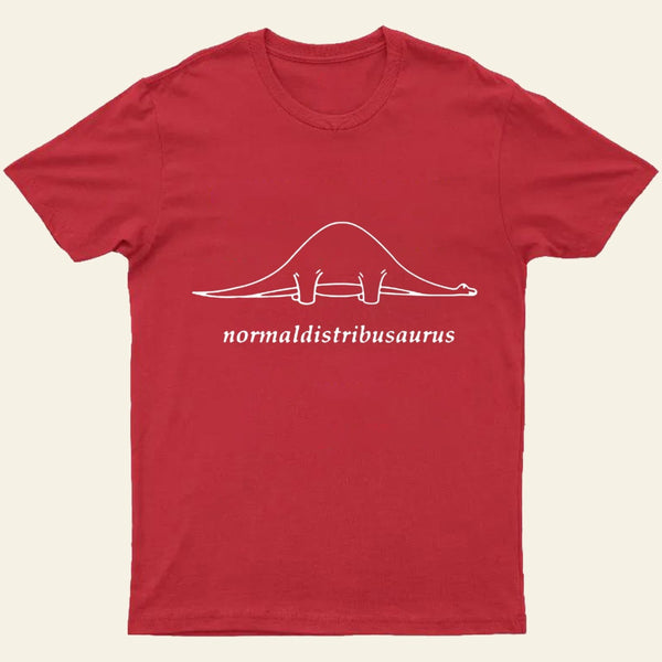 Normal Distribution Dinosaur Entrageek T-Shirt