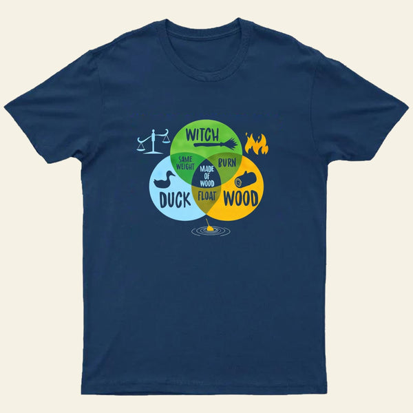 Monty Python And The Holy Grail Witch Same Weight As Duck Entrageek T-Shirt
