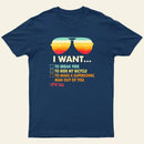 Funny Music lover Gift I Want It All Entrageek T-Shirt