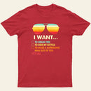 Funny Music lover Gift I Want It All Entrageek T-Shirt