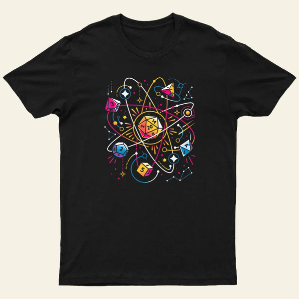 Orbital Atomic Dice Entrageek T-Shirt