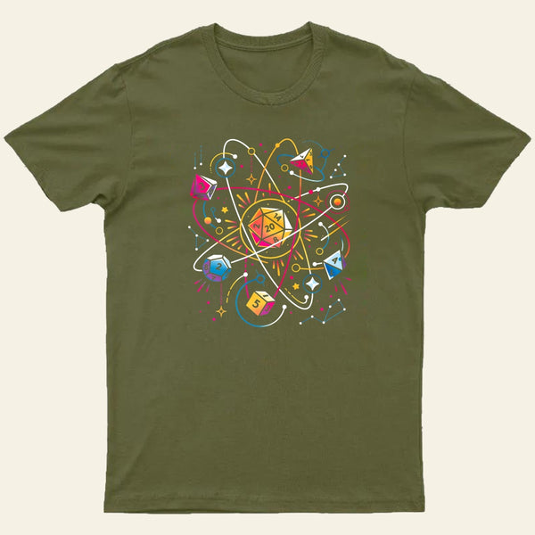Orbital Atomic Dice Entrageek T-Shirt
