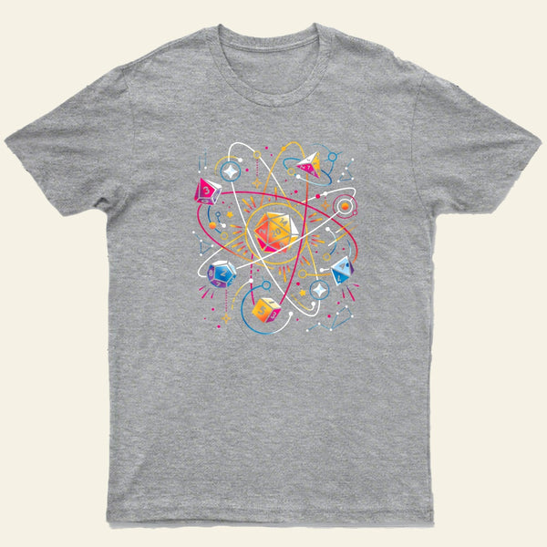 Orbital Atomic Dice Entrageek T-Shirt