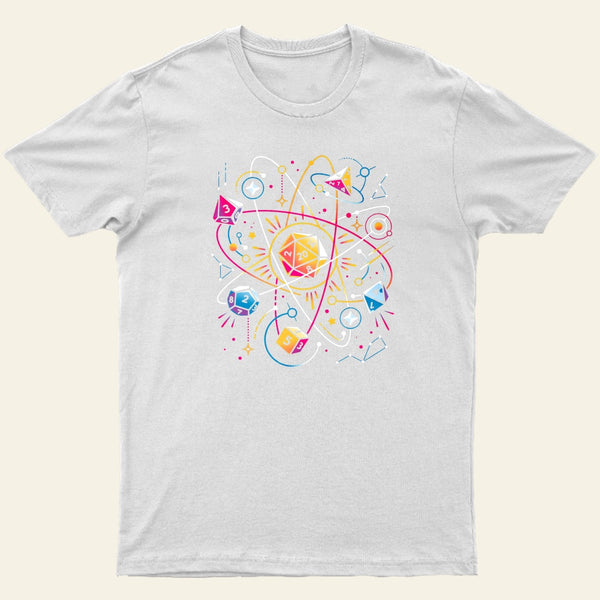 Orbital Atomic Dice Entrageek T-Shirt