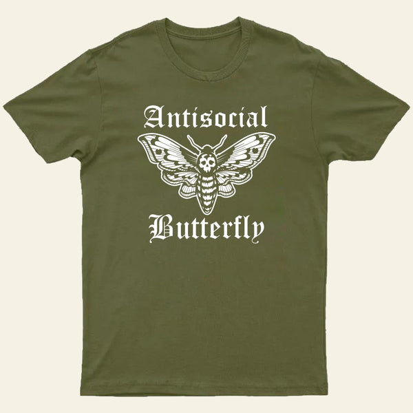 Funny Antisocial Butterfly T-Shirt